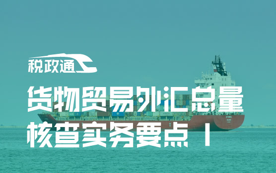 货物贸易外汇总量核查实务要点Ⅰ