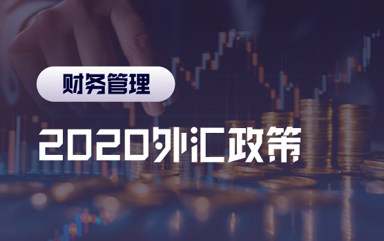 资金外汇管理之2020年外汇最新政策须知