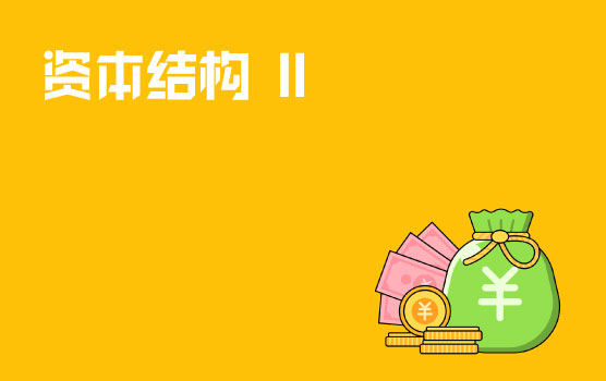 资本结构创建与调整的财务与税务处理 II