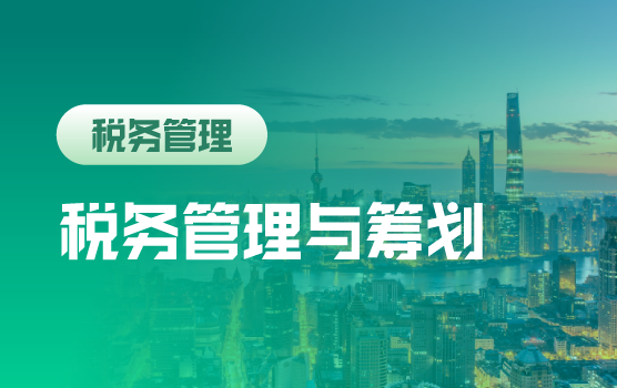 税务管理与筹划（训练营）