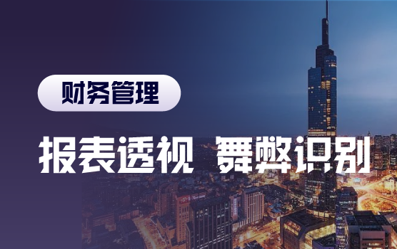 透视财务报表，有效防范舞弊（南京）