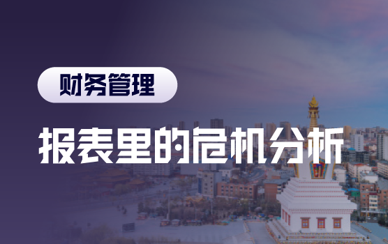 财务的智慧-报表里的危机分析