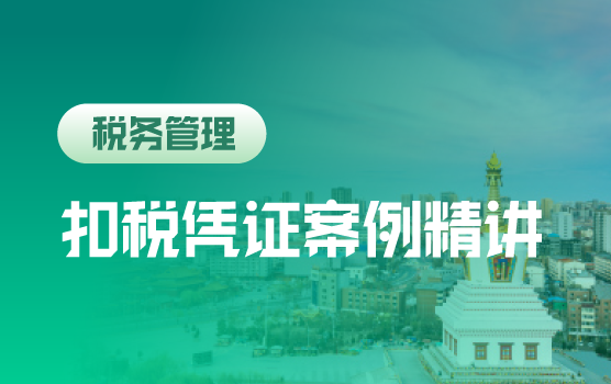 双税扣除账务实务与风险管控案例精讲（呼和浩特）
