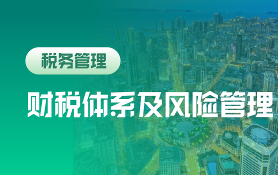 新征管环境下企业财税体系建设及风险管理