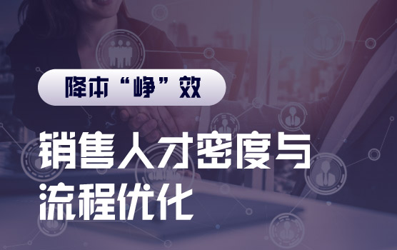 【迷你课】财务如何找到“人效”突破口之销售人才密度和流程优化