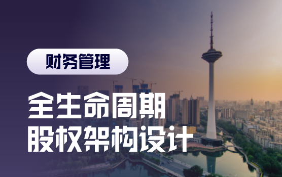 企业生命全周期股权方案设计与重塑