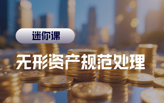 【迷你课】会计准则应用难点之无形资产理解偏差与规范处理